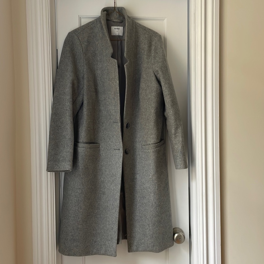 Grey Wool Coat